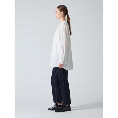 mizuiro ind スタンドカラーサイドリボンシャツ | mizuiro 