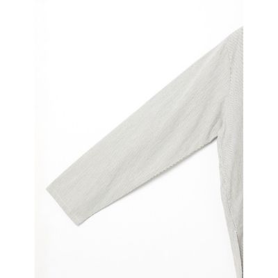 mizuiro ind ストライプヘンリーネックシャツ｜ MARcourt ONLINE