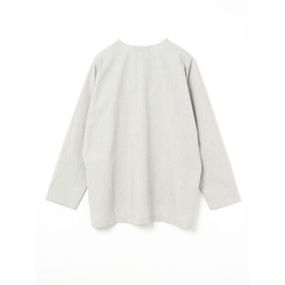 mizuiro ind タグ付き ストライプヘンリーネックシャツ mizuiro ind stripe henry neck shirt | CoCo Cuore