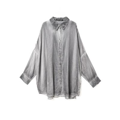 mizuiro ind ピグメントダイ ワイドシャツチュニック 