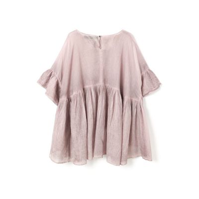 ｍｉｚｕｉｒｏ　ｉｎｄ　ピグメントダイワイドギャザープルオーバー
