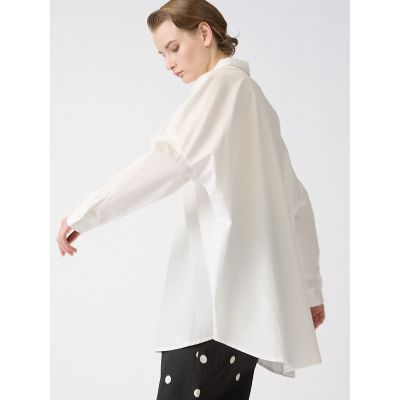 ｍｉｚｕｉｒｏ　ｉｎｄ　コットンブロードワイドシャツ