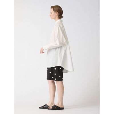 ｍｉｚｕｉｒｏ　ｉｎｄ　コットンブロードワイドシャツ