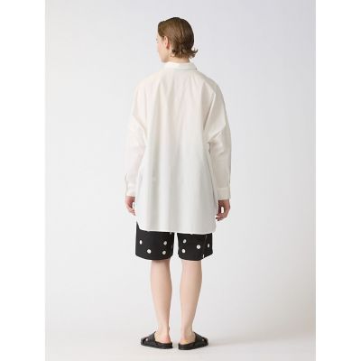 ｍｉｚｕｉｒｏ　ｉｎｄ　コットンブロードワイドシャツ