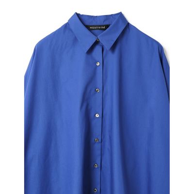 ｍｉｚｕｉｒｏ　ｉｎｄ　コットンブロードワイドシャツ