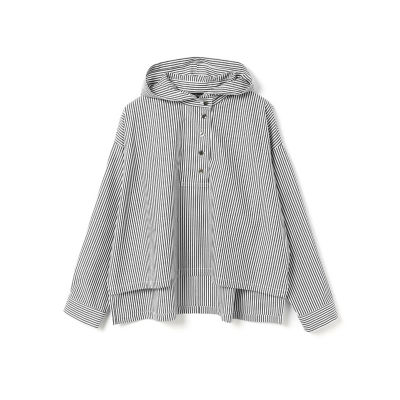 1回着mizuiroindミズイロインドフード付きワイドショートプルオーバー 楽天市場】[1-230061]mizuiro ind(ミズイロインド) フード付き