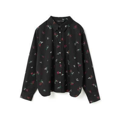 mizuiro ind スモールフラワープリントシャツ