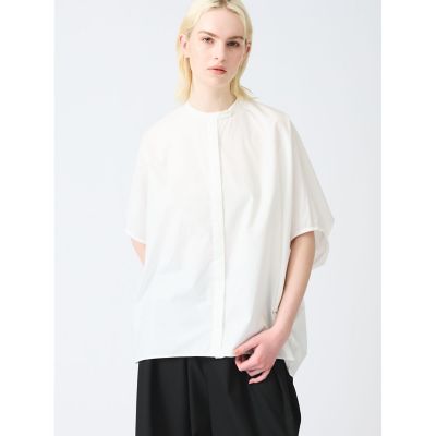 mizuiro ind (Women)/ミズイロインド ｍｉｚｕｉｒｏ　ｉｎｄ　スタンドカラーコクーンシャツ