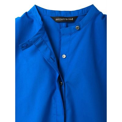 ｍｉｚｕｉｒｏ　ｉｎｄ　スタンドカラーコクーンシャツ