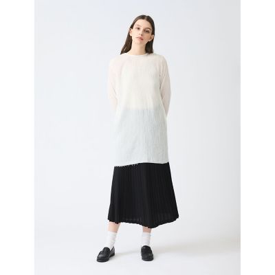 ｍｉｚｕｉｒｏ　ｉｎｄ　コットンクレープチュニックプルオーバー