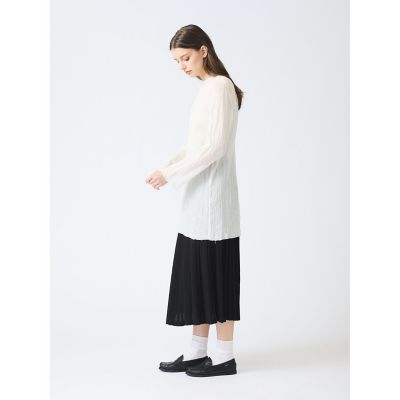 ｍｉｚｕｉｒｏ　ｉｎｄ　コットンクレープチュニックプルオーバー