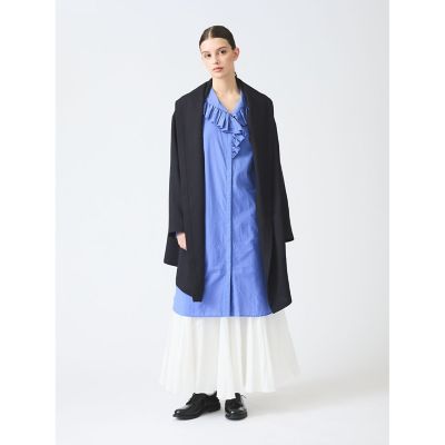 ＜mizuiro ind (Women)＞ｍｉｚｕｉｒｏ　ｉｎｄ　ドレープロングカーディガン