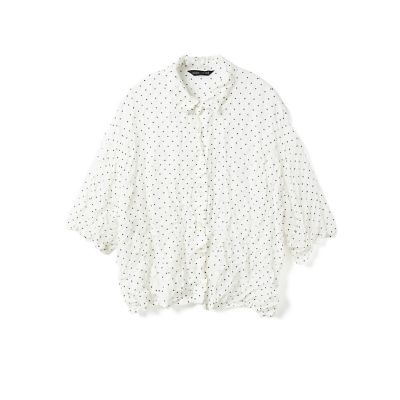 ｍｉｚｕｉｒｏ　ｉｎｄ　ドットキャッチワッシャーシャツ