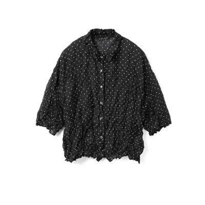 ｍｉｚｕｉｒｏ　ｉｎｄ　ドットキャッチワッシャーシャツ