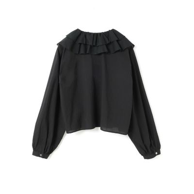 mizuiro ind ダブルフリルカラーシャツ | mizuiro ind