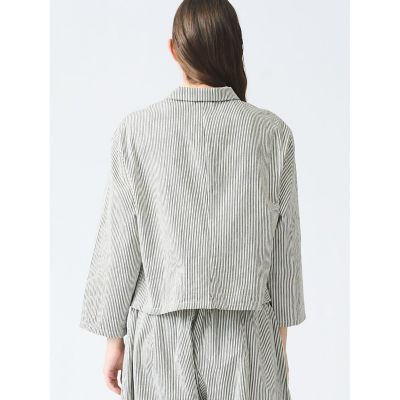 mizuiro ind ヒッコリーシャツジャケット | mizuiro