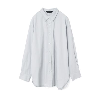 mizuiro ind (Women)/ミズイロインド mizuiro ind メンズライクワイドシャツ ライトグレー(90) トップス【三越伊勢丹/公式】