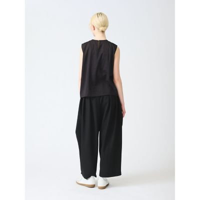 ｍｉｚｕｉｒｏ　ｉｎｄ　ハンドカットフリルノースリーブプルオーバー