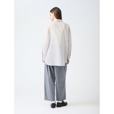 mizuiro ind シアーワイドシャツ | mizuiro ind
