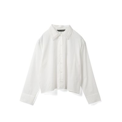 mizuiro ind ピンタックカラーシャツ | mizuiro ind (Women
