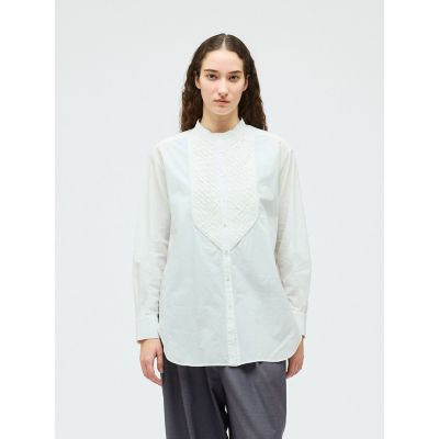 ＜mizuiro ind (Women)＞ｍｉｚｕｉｒｏ　ｉｎｄ　ブランディングクロスシャツ