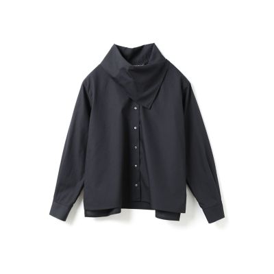 mizuiro ind スカーフカラーシャツ | mizuiro ind (Women 