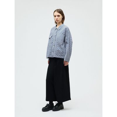 mizuiro ind ストライプカバーオール | mizuiro ind (Women