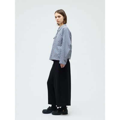 mizuiro ind ストライプカバーオール | mizuiro ind (Women