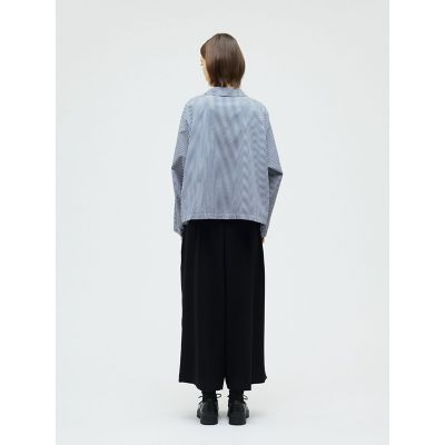 mizuiro ind ストライプカバーオール | mizuiro ind (Women