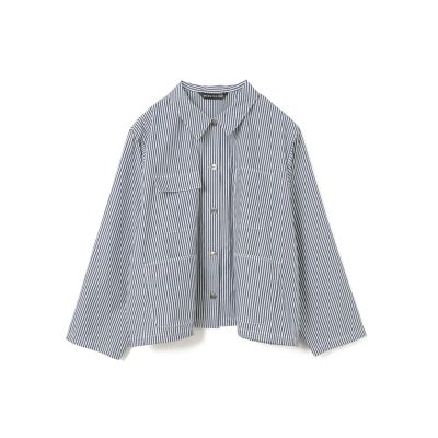 mizuiro ind ストライプカバーオール | mizuiro ind (Women