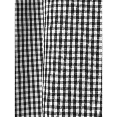 mizuiro ind チェックフリルギャザーカラーシャツ | mizuiro