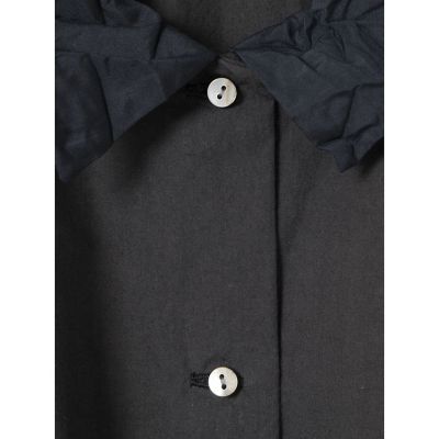 mizuiro ind ワッシャーカラーワイドシャツ | mizuiro ind