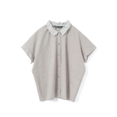 mizuiro ind ワッシャーカラーワイドシャツ | mizuiro ind