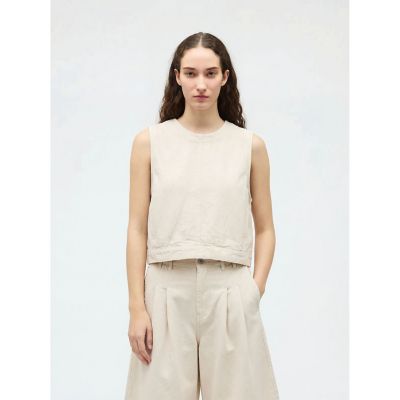 ＜mizuiro ind (Women)＞ｍｉｚｕｉｒｏ　ｉｎｄ　デニムベスト（ＯＮＥＷＡＳＨ）