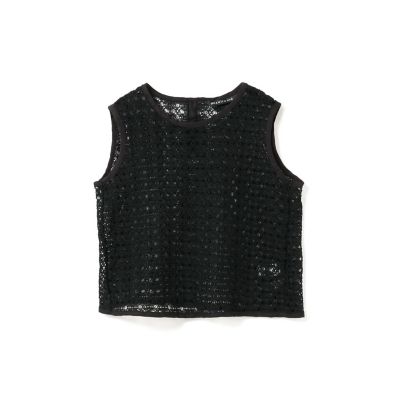 mizuiro ind レースクルーネックベスト | mizuiro ind