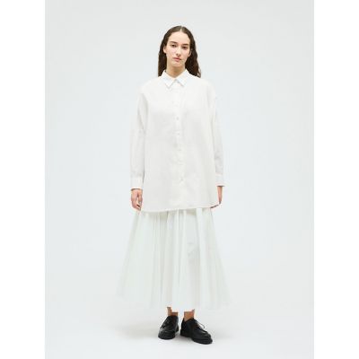 mizuiro ind T／Cシアーワイドシャツ | mizuiro ind