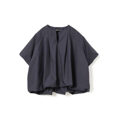 mizuiroind ノーカラーシャツ　グランパシャツ　スモッグ mizuiro ind バルーンノーカラーシャツ | mizuiro ind