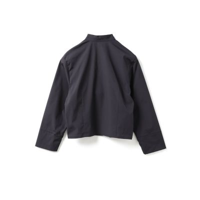 mizuiro ind スタンドカラーショートシャツ | mizuiro ind