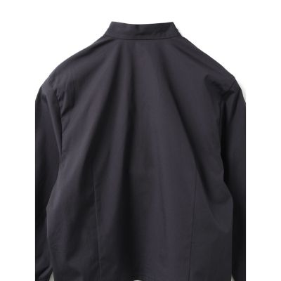 mizuiro ind スタンドカラーショートシャツ | mizuiro ind