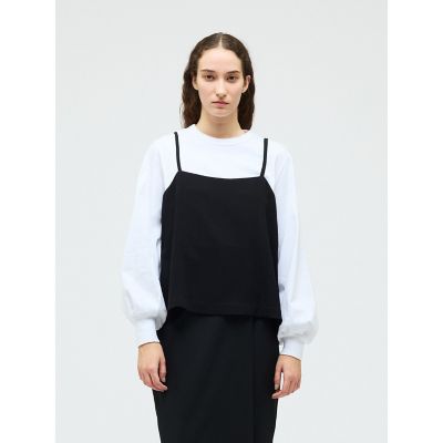 ＜mizuiro ind (Women)＞ｍｉｚｕｉｒｏ　ｉｎｄ　ジョーゼットキャミソール