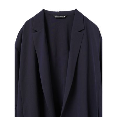 mizuiro ind tailored shirt JK ネイビー mizuiro ind テーラードシャツジャケット | mizuiro ind