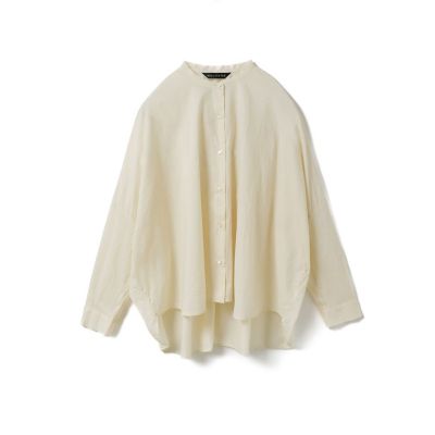 mizuiro ind バックギャザーワイドシャツ | mizuiro ind