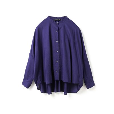 mizuiro ind バックギャザーワイドシャツ | mizuiro ind