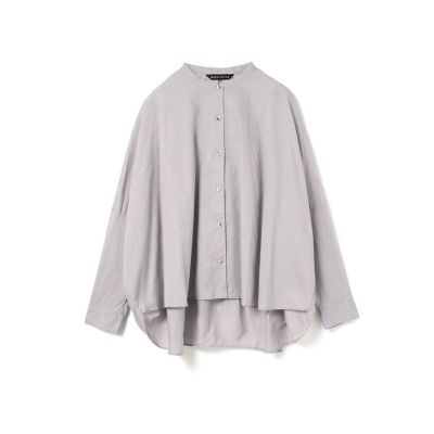 mizuiro ind バックギャザーワイドシャツ | mizuiro ind