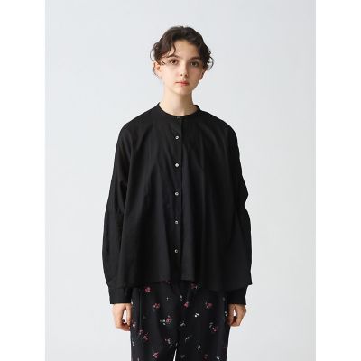 mizuiro ind バックギャザーワイドシャツ | mizuiro