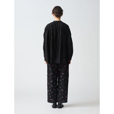 ｍｉｚｕｉｒｏ　ｉｎｄ　バックギャザーワイドシャツ