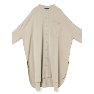 希少！ミズイロインド バンドカラーロングシャツ　デニム色 mizuiro ind バンドカラーロングシャツ｜ MARcourt ONLINE STORE