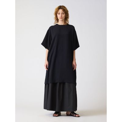 ミズイロインド　ワンピース mizuiroind ミズイロインド Aラインワイドスリーブワンピース 1