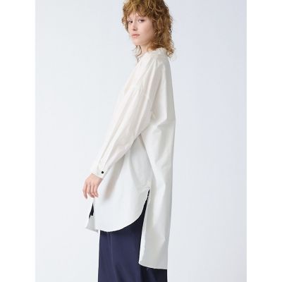 mizuiro ind カットオフスタンドカラーシャツ