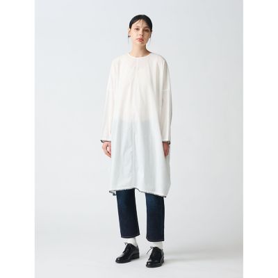 ＜mizuiro ind (Women)＞ｍｉｚｕｉｒｏ　ｉｎｄ　ブランケットステッチワイドワンピース